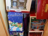 a small cabinet with a lot of toys inside of it