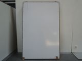 a picture of a large white board in a room