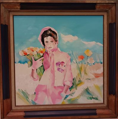 Claude MORIN (1946) "Floraison", huile sur toile signée en b…