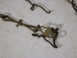 a lot of metal items that are on the floor