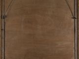 an image of a painting of a wooden frame with a rope hanging from it