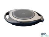 an image of a robotic vacuum cleaner on a white background