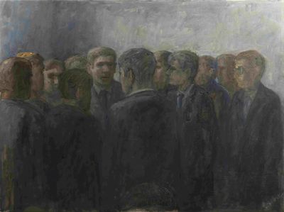 MIKHAIL ROGINSKY (1931-2004) Crowd