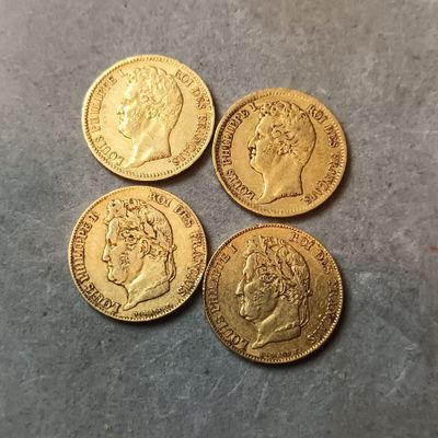 trois souverains en or, dont l'un est un souverain et l'autre un souverain