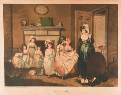 Ecole ANGLAISE du XIXe siècle "The Romp"