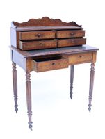 Bureau à gradin en acajou et placage d'acajou - H. (photo 3)