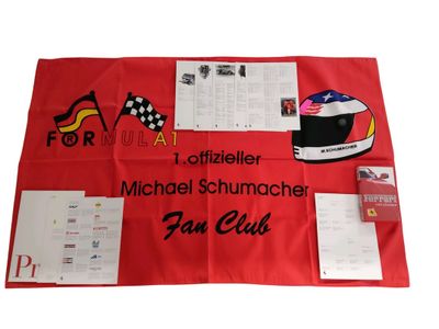 Drapeau F1 supporter Michael Schumacher - Collection