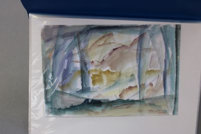 a picture of a picture of a painting in a box