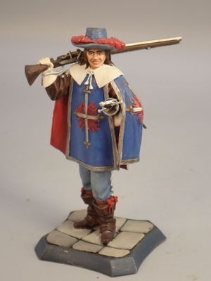 Figurines d'artistes - Ancien régime, 90 mm, d'Artagnan avec…