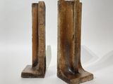 pair of art deco bookends in the manner of person
