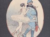 a picture of a picture of a man and a woman dancing
