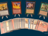 a lot of cards that are on the table