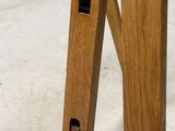 a close up of a piece of wood that has been made to look like a table