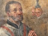 an image of a painting of a man in a priest ' s robes