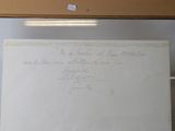 a piece of paper that has been written on it