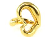 an image of a close up of a gold ring on a white background
