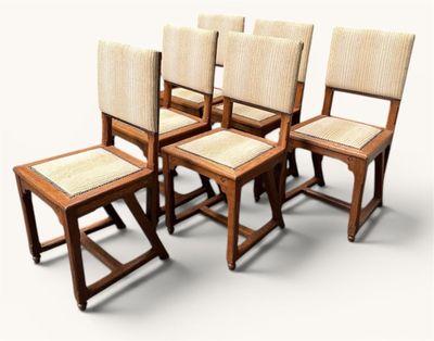 Hendrik Petrus (Hein) Berlage (1856 - 1934) 6 chaises de sal…