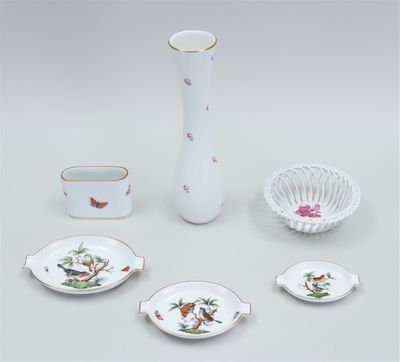 Lot de porcelaine de Herend et Augarten Wien, comprenant un …