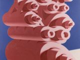 une affiche sur laquelle figurent tout un tas d'objets roses