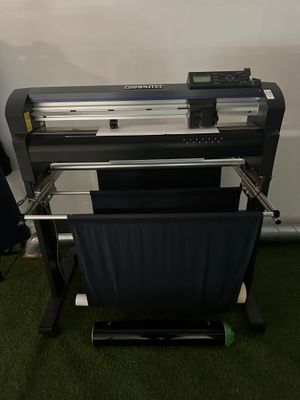 an image of a large digital printer on a stand