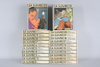 A SUIVRE, Casterman éditeur : 22 reliures éditeur du n° 1 (1…