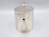 an image of a silver container with a spoon inside of it