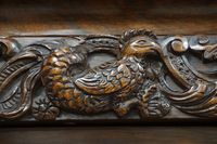Magnifique armoire hollandaise ancienne à volutes – en palis… (photo 6)