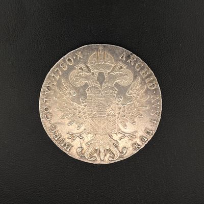 AUTRICHE. Monnaie en argent de 1 Thaler,  1780 (refrappe) TTB/SUP. - Photo 1