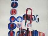 an image of a painting of a bunch of circles on a white background