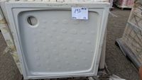 Lot de 16 receveurs de douche carrés blancs, 90 × 90 cm, sel…
