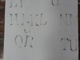 a piece of paper with writing on it on a table