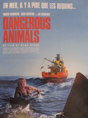 l'affiche du film « Dangerous Animals », mettant en scène une femme dans l'eau
