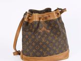 louis vuitton bucket bag monogram canvas and leather