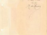 a piece of paper with handwriting on it and a handwritten note