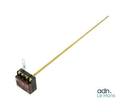 a close up of a stick with a handle on a white background