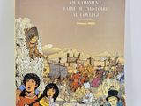 the cover of the book vasco, with illustrations of people and buildings