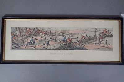 Alken. Breaking Cover Reproduction en couleur encadrée (13,5…