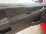 a car door handle with a hole in it