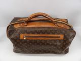 louis vuitton monogram canvas and leather duffle bag