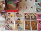 a lot of cards that are on the table