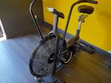a bike that is sitting in the corner of a room