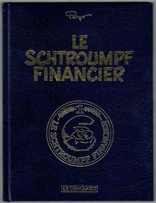 un livre bleu avec des lettres dorées sur la couverture