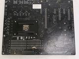 a close up of a computer motherboard with a cpu on it