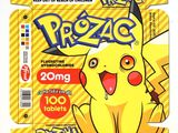 pokemon pikachu tablets are in a box on a white surface