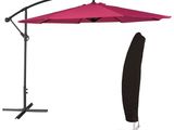 une image représentant un parapluie rose posé sur une table