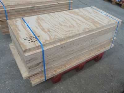 10 plaques de contreplaqué 1250x515xep40mm, pas de tva, Mise… - Photo 1