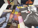 a lot of records on a table with a lot of them