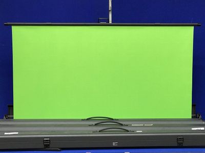 un fond vert à l'arrière d'un étui noir