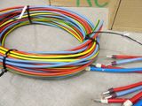 a bunch of wires that are sitting on the floor