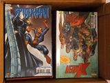 spider - man and the new x - men comic books in a cardboard box